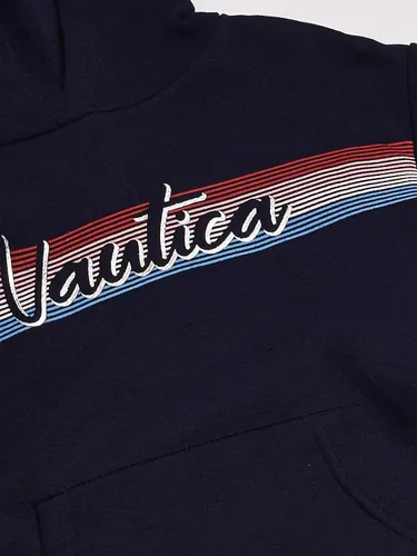 Vista 2 de Nautica Sudadera con capucha de forro polar para niña