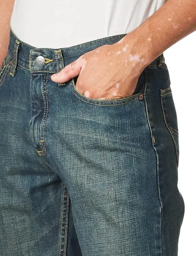 Vista 4 de Lee Jeans rectos sueltos premium para hombre