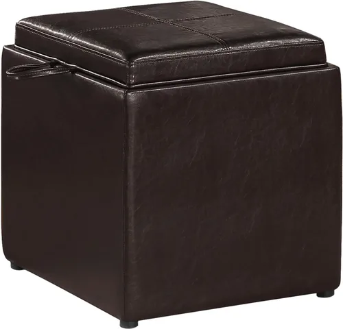 Vista 9 de Designs4Comfort Park Avenue - Otomana individual con taburete y bandeja reversible