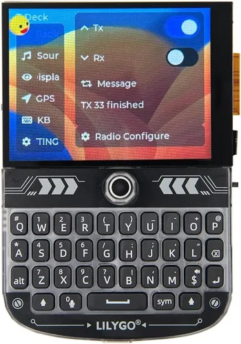 Vista 2 de LILYGO T-Deck ESP32-S3 LoRa BLE WiFi TTGO Módulo LoRaWAN de Largo Alcance Placa de Desarrollo (Firmware LILYGO Negro)