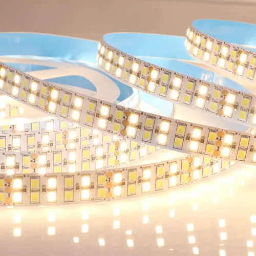 Vista 7 de Tira de luces LED sintonizables de 12 V CC CCT blanco cálido blanco frío 3000K-6500K 1680LEDs 16.4ft SMD 2835 Luces de cinta LED no impermeables