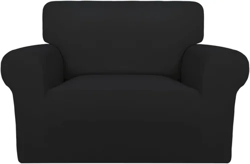 Vista 136 de PureFit Funda súper elástica para sofá reclinable con bolsillo, funda de sofá suave y antideslizante de elastano, lavable, protector de muebles