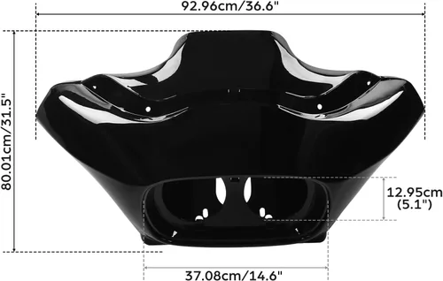 Vista 3 de XMT-MOTO Kits interiores y exteriores de carenado ABS de inyección aptos para Harley Road Glide FLTR 1998-2013