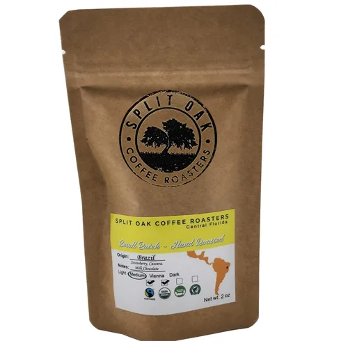 Vista 4 de Paquete de 5 muestras de café Las Américas. Grano entero gourmet orgánico tostado medio con los mejores granos de México, Guatemala, Perú, Colombia