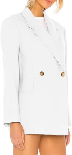 Vista 2 de Taodou Womens Casual Blazers Oversized Open Front Peak Collar Buttons Work Office Jacket