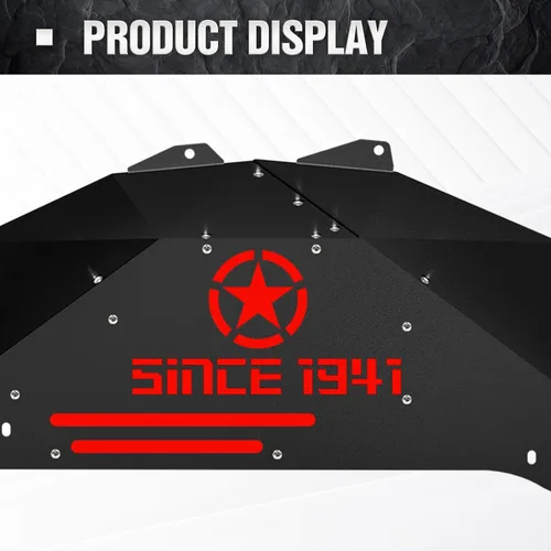 Vista 9 de YZONA - Forros de guardabarros interiores delanteros y traseros compatibles con Jeep Wrangler JK y JKU Unlimited 2007-2018 (2/4 puertas), cubiertas