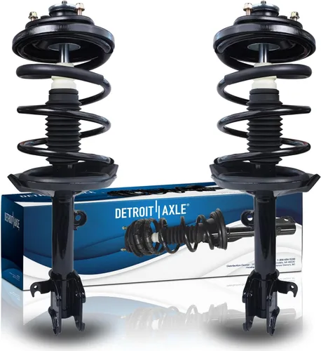 Vista 21 de Detroit Axle - Puntales 4WD para Ford Expedition Lincoln Navigator 1997-2002, 4 puntales completos con muelle helicoidal delantero trasero 1998 1999