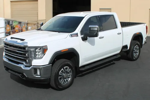 Vista 5 de Raptor Series Estribos - Estribos de 5 pulgadas de aluminio negro compatibles con Super Cab 15-26 F-150 17-26 F-260/F-350 Super Duty