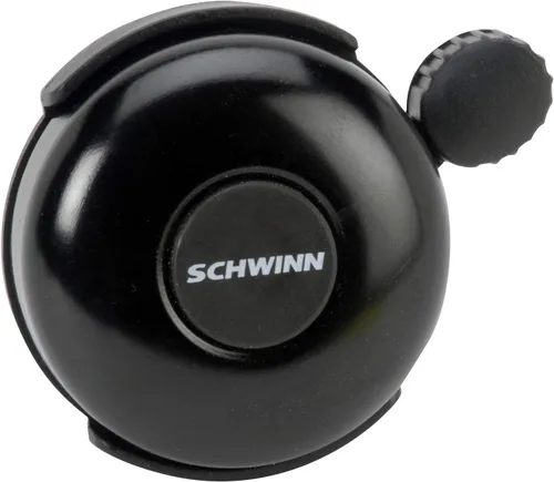 Vista 4 de Timbre de Bicicleta Clásico Negro de Schwinn, Accesorios para Bicicleta, Bicicletas para Niños y Adultos, Fácil Instalación, Sonido Fuerte y Nítido