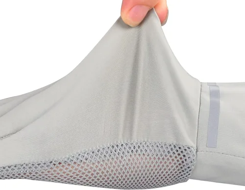 Vista 8 de IPENNY Guantes de verano para mujer, protección solar UPF 50+, 2 dedos, malla abatible, transpirable, para pantalla táctil, antideslizantes