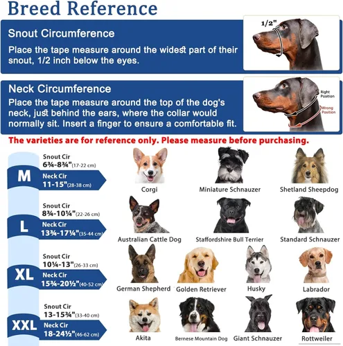 Vista 3 de BARKLESS Collar de cabeza para perros, sin tirones de la cabeza para perros grandes, medianos y pequeños, para perros con correa de seguridad