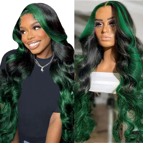Vista 12 de Haha - Pelucas de cabello humano ondulado con encaje frontal para mujer negra, 150 % de densidad, cabello humano Remy virgen brasileño, pelucas