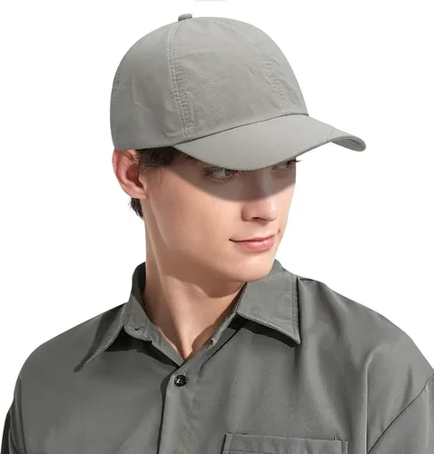 Vista 6 de Croogo Sombrero deportivo de secado rápido UPF 50+, gorra de béisbol bordada ligera para exteriores, protección UV, para hombres y mujeres