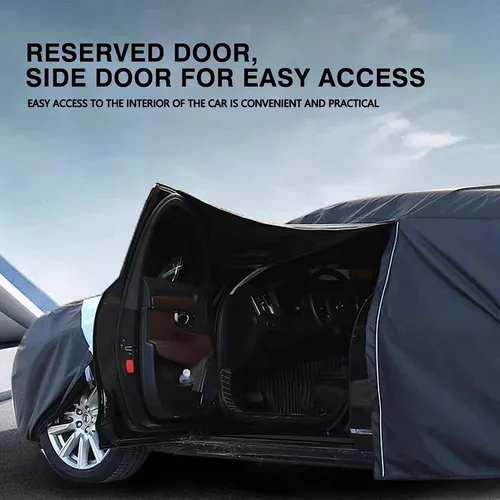 Vista 2 de Funda impermeable para Volvo C70 V40 V50 V60 XC40 XC90, para exteriores, impermeable, transpirable, grande, con cremallera, cubierta completa