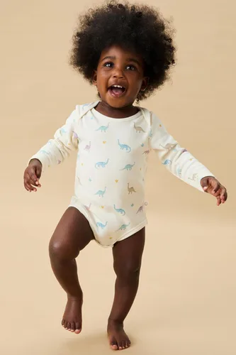 Vista 10 de MORI Baby Supreme Comfort - Body de manga larga para niños y niñas, mameluco unisex con cuello sobre y sin níquel