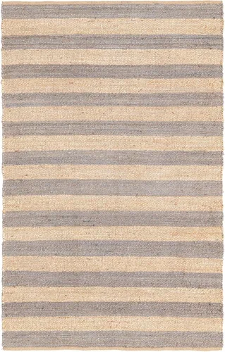 Vista 21 de Unique Loom Alfombra trenzada de la colección de yute – Bina (2' 2" x 3' 1", rectangular, gris marfil)