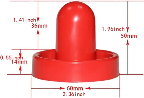 Vista 2 de 8 piezas Air Air Hockey Paddle Puck Puck Reemplazo Mini Slider Pusher Multi Mesa de Juego Accesorios de Repuesto