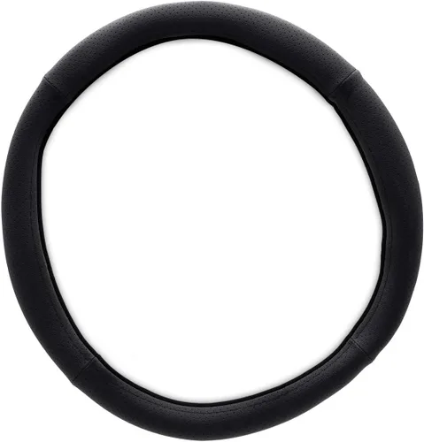 Vista 2 de RoadPro RPSW3006 - Funda para volante de piel auténtica, color negro