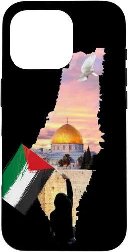 Vista 20 de Boy Hold Palestine Map Flag Jerusalem's City Palestinians Case for iPhone 17