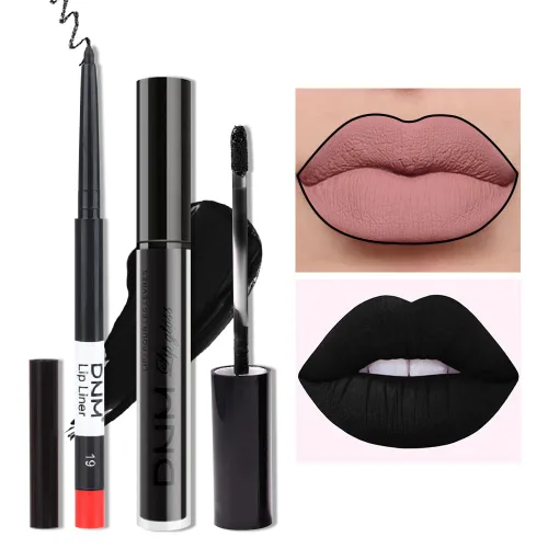 Vista 11 de AMY'S DIARY Lápiz de labios crayón mate blanco, lápiz de labios mate de punta precisa, larga duración hasta 24 horas, impermeable al manchado