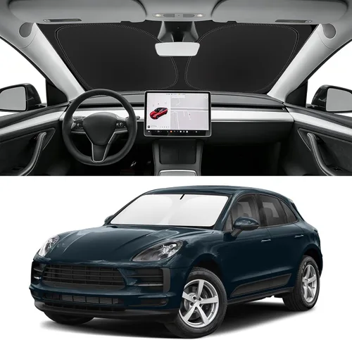 Vista 158 de Parasol plegable para parabrisas visor solar para ventana frontal accesorios de automóvil