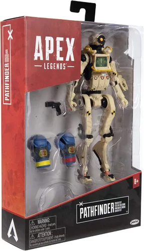 Vista 7 de Electronic Arts Apex Legends Pathfinder Figura de acción con prueba de choque de piel rara de 6 pulgadas figura de acción coleccionable