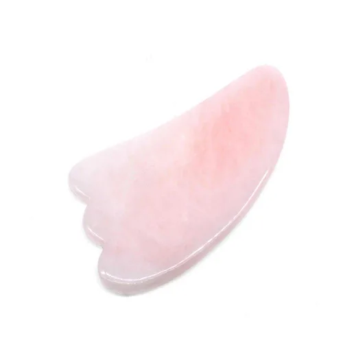 Vista 4 de Rose Gua Sha Herramientas de Masaje Herramienta Facial 100% Natural Jade Gua Sha Anti Envejecimiento Facial Piel SPA para Rejuvenecer Piel