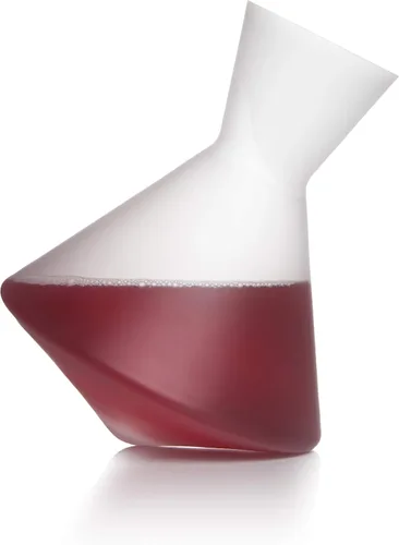 Vista 4 de Sempli Vaso-Vino - Decantador de vino transparente aireado en caja de regalo