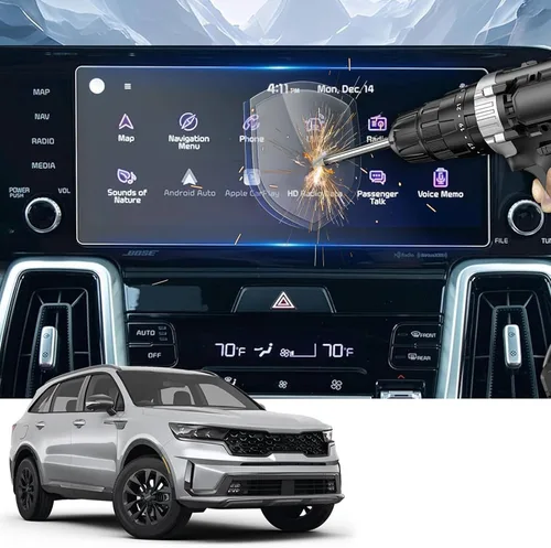 Vista 11 de YEE PIN Protector de pantalla de vidrio templado HD de 8 pulgadas para Kia Forte 2019, 2020, 2021, 2022, protector de pantalla de 8 pulgadas