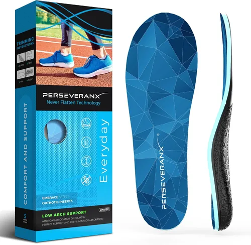 Vista 7 de Plantillas de fascitis plantar de grado NASA – Plantillas de soporte de arco alto para hombres y mujeres – Plantillas de zapatos para alivio