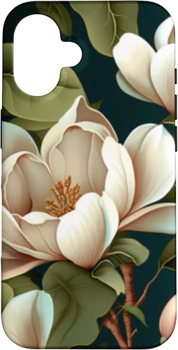 Vista 32 de Carcasa Magnolia Floral para iPhone 17