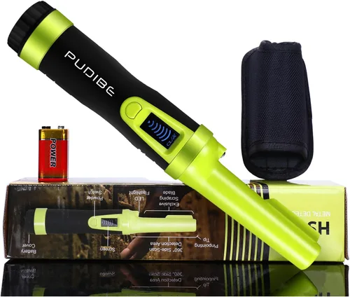 Vista 8 de Detector de Metales con Pantalla LCD Totalmente Impermeable Pinpoint Pinpointer - (Tres Modos) Buscador de Localización de Tesoros de 360°