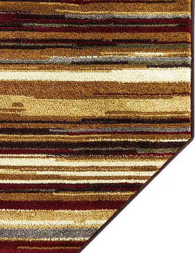 Vista 7 de Unique Loom Barista Collection - Alfombra Icatu (octágono de 6 pies 1 pulgada, beige/marrón)