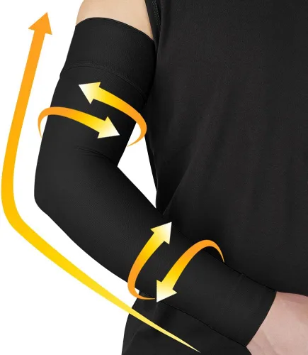 Vista 8 de beister Manga de compresión médica para hombres y mujeres (individual), soporte de brazo completo de 20-30 mmHg para aliviar el dolor, linfedema