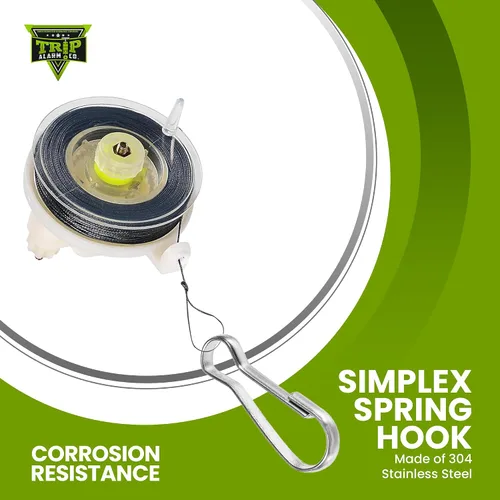 Vista 3 de Alarma de viaje Kevlar cable de viaje en carrete reutilizable (85 pies)