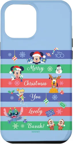 Vista 26 de Funda para iPhone 16 Disney 100 Mickey & Friends Merry Christmas You Lovely Bunch