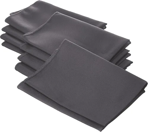 Vista 76 de LA Linen Paquete de 10 servilletas de popelina de poli, servilletas de tela suave, servilletas lavables y reutilizables, servilletas de mesa