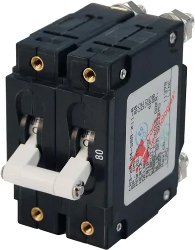 Vista 3 de Blue Sea Systems Disyuntores de palanca de doble polo serie C
