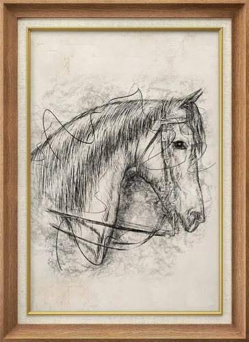 Vista 49 de SIGNWIN Arte de marco de alta calidad, elegante, vintage, ilustraciones de dibujo de árbol, arte fino, arte tradicional icónico para sala de estar