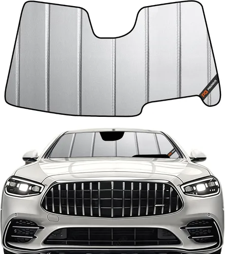 Vista 12 de Pigenius Parasol de parabrisas para Mercedes-Benz Clase C Convertible/Coupé 2017-2023 - Salvaguardia Gris