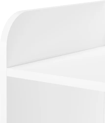 Vista 6 de CuisinSmart Estantería para niños, estantería infantil de 4 niveles, estantería para niños, armario de almacenamiento de juguetes, estantería