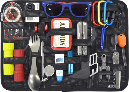 Vista 3 de Cocoon CPG51BK GRID-IT! Organizador de accesorios, accesorio de equipaje grande de 11 x 15 pulgadas (negro)