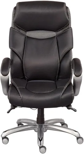 Vista 3 de NBF - Silla grande y alta, asiento de respaldo alto con espuma viscoelástica transpirable, color gris