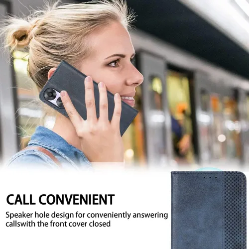 Vista 8 de Funda compatible con Nothing Phone 1, tarjetero de piel sintética, compatible con Nothing Phone 1, cierre magnético, protección para teléfono