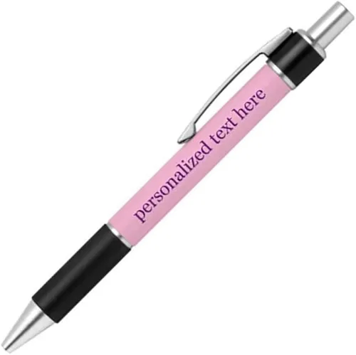 Vista 38 de Bolígrafo personalizado – Nombre o mensaje personalizado – Colores o impresiones – Regalo de papelería, suministros para la escuela de negocios