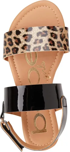 Vista 5 de bebe Sandalias para Niñas - Sandalias para Niñas Grandes y Niñas Pequenas con Correas de Cuero Duradero y Lentejuelas, Zapatos de Vestir de Verano