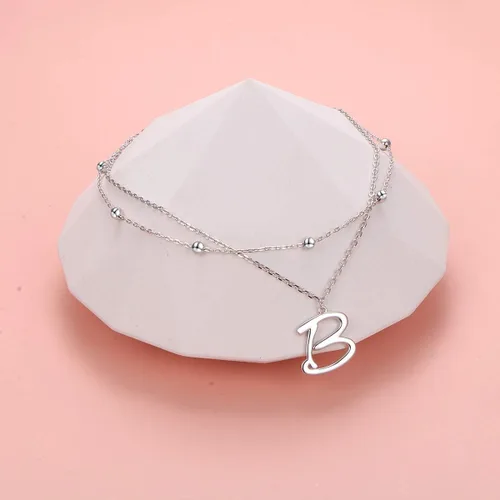 Vista 5 de Initials Anklet for Women S925 Sterling Silver Adjustable Foot Ankle Bracelet with Letter
