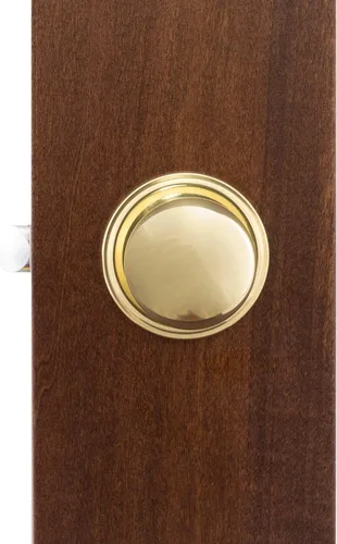 Vista 6 de Copper Creek BK2030PB - Pomo de puerta de bola, función de privacidad, 1 paquete, latón pulido y perilla de puerta de bola BK2020PB, función