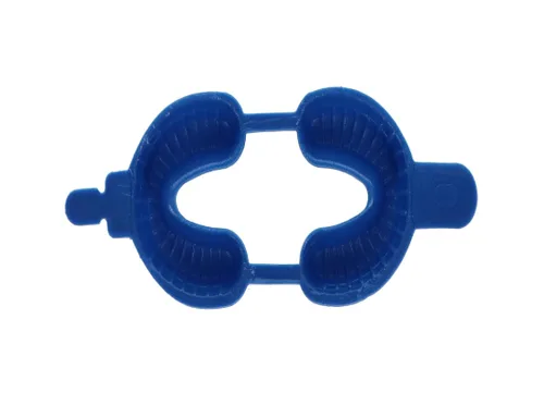 Vista 5 de 108111 Bandejas de Fluoruro Espuma Doble Arco Medio Blanco 100/Pk