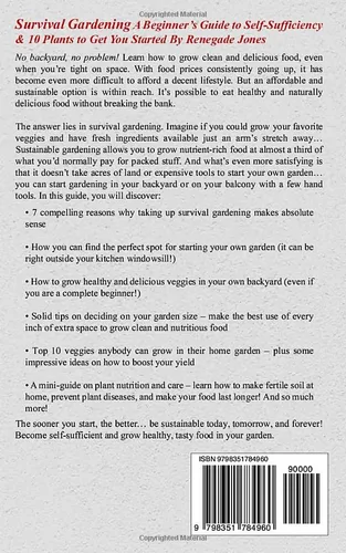 Vista 2 de Survival Gardening A Beginner's Guide to Self-Sufficency & 10 Plants to Get You Started